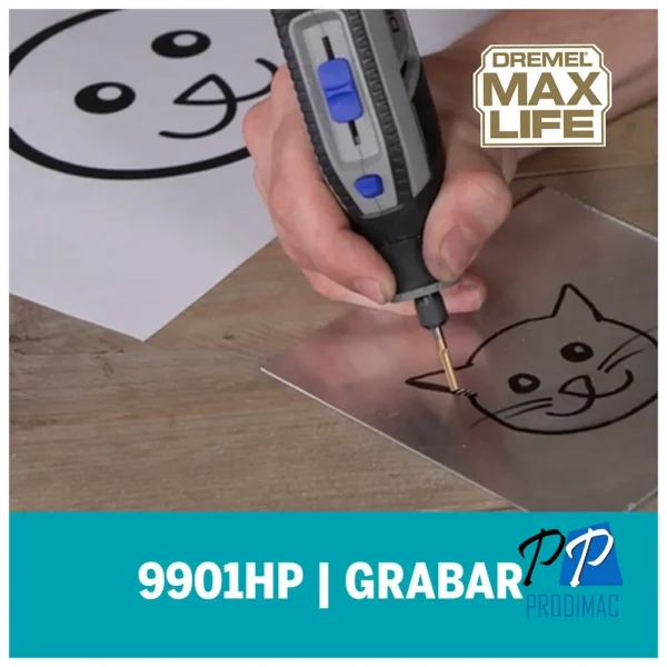 Fresa para Tallado Max Life 9901HP 1/8" Dremel 2615.990.1HA-000