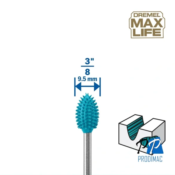 Fresa para Tallado Max Power 9953 Dremel 2615.995.3AA-000