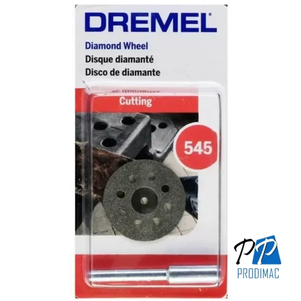 Kit de Discos de Corte 11/2" 5 Unid EZ-LOCK RA + Mandril Dremel EZ406 2615.E40.6AD-000
