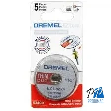 Kit de discos de corte de metal 38mm Dremel EZ409 2615.E40.9AC-000