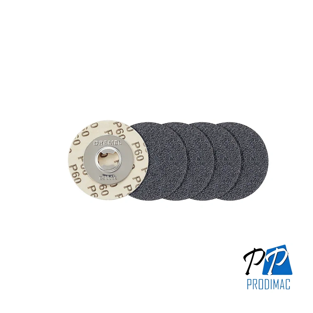 Discos de lija EZ-Lock Grano 60 Dremel EZ411SA 2615.E41.1AD-000