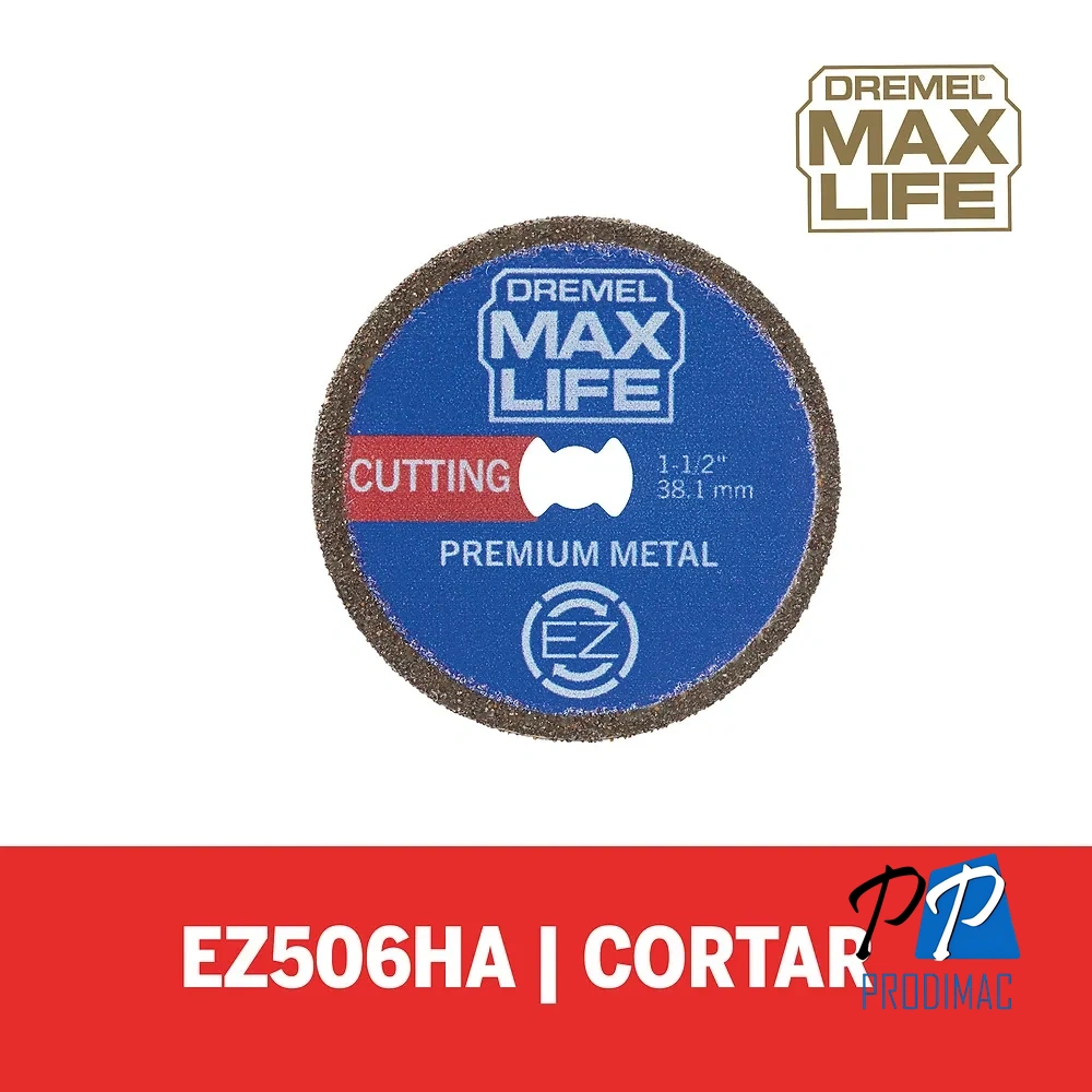 Disco de Corte Premium 1-1/2" Max Life EZ506HP Dremel 2615.E50.6HA-000