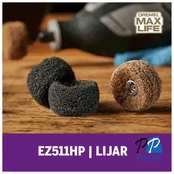 Discos de Pulir Abrasivos Max EZ Lock EZ511HP Dremel 2615.E51.1HA-000