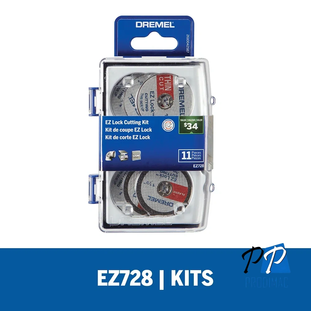 Micro Kit de accesorios Lijar / Esmerilar Dremel 728 2615.E72.8AB-000