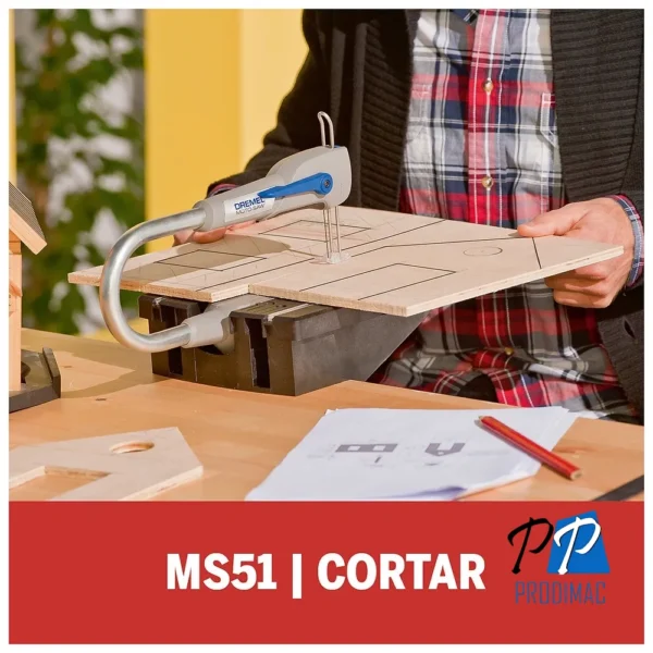 Sierra para Plástico y Madera para Moto Saw Dremel MS51 2615.MS5.1AA-000