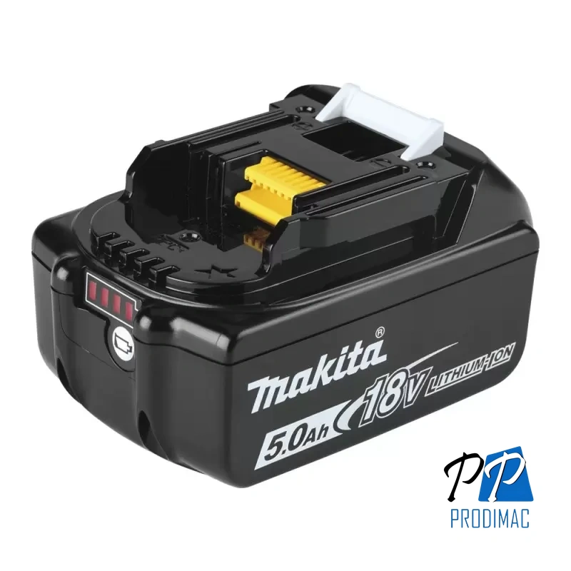 Batería de Ion de Litio 18V LXT 5.0Ah Makita BL1850B 632F15-1