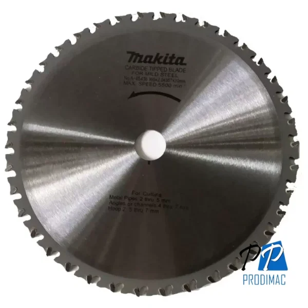 Disco de sierra para metal TCT (185x20 mmx 2.0mm) (4131) 38 DIENTES Acero Templado A-85438