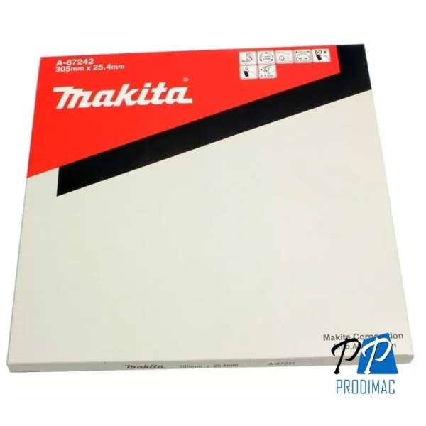 Disco de sierra para Tronzadora 12" x 25.4 x 2.10mm 60 DIENTES LC1230 Acero templado A-87242