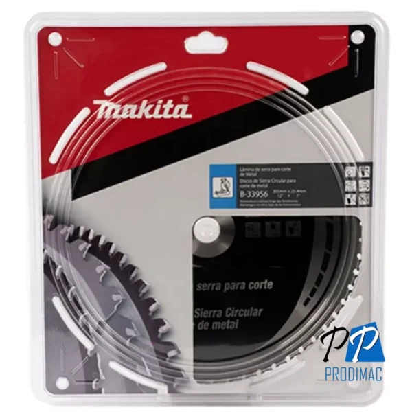 B-33956-2.webp Disco Sierra Tronzadora LC1230 para Acero Dulce 12"x 25.4 x 2.10mm 60 DIENTES B-33956 Makita