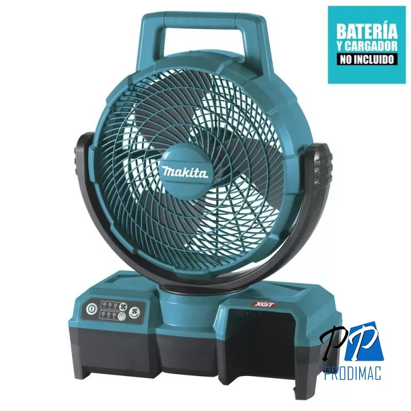 Ventilador 235mm (9-1/4") 40Vmáx XGT AC/DC con Cabezal Autobasculante Baretool (Sin Baterias / Sin Cargador) Makita CF001GZ