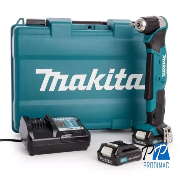 DA333DSAE-1.webp Taladro Atornillador Angular 3/8'' 12V CXT 2 Bat 2.0 Ah Makita DA333DSAE