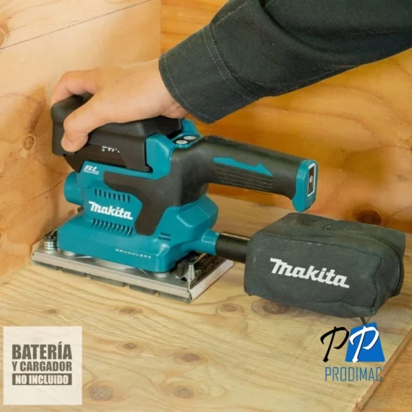 Lijadora Orbital 93 x 185 mm 18V LXT BL Baretool Makita DBO380Z