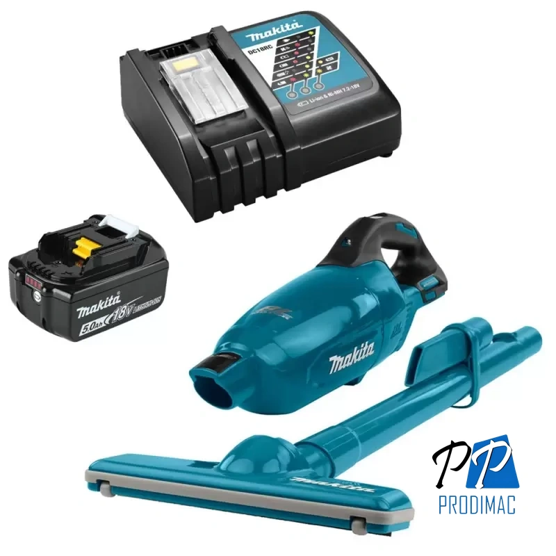 Aspiradora Inalámbrica LXT 18V / 800ml / 1.5m3/min / 8.2 kPa (inc bateriaX1 5.0 Ah + cargador) DCL281FRT