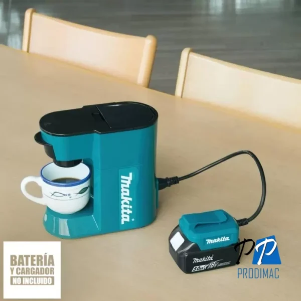 Cafetera Inalámbrica 18V LXT 250 ml Baretool Makita DCM500Z