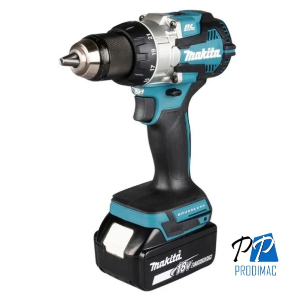 Taladro Atornillador 1/2" 18V BL Incl 2 Bat + Carg Makita DDF489RTJ