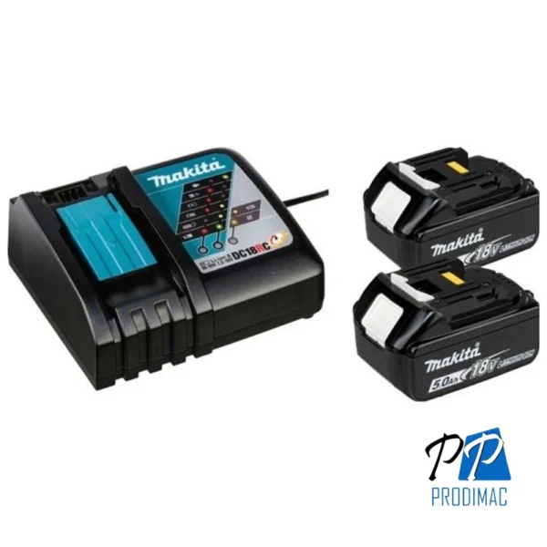 Taladro Atornillador 1/2" 18V BL Incl 2 Bat + Carg Makita DDF489RTJ