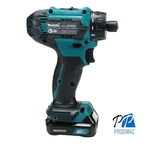 Atornillador 1/4" Hex 12V CXT 30Nm 2 Bat y Carg Makita DF033DSMJ