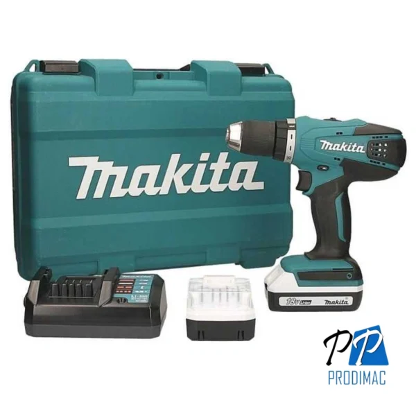 Taladro Atornillador 1/2'' 18V G- Battery 38Nm 2 Bat 1.5 Ah Makita DF457DWE