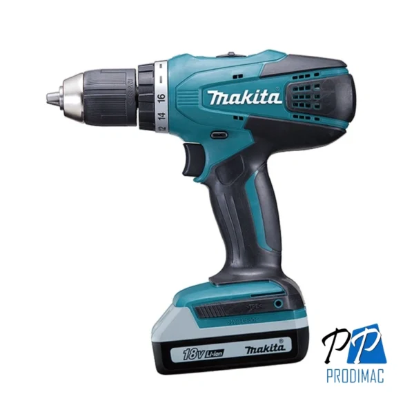 Taladro Atornillador 1/2'' 18V G- Battery 38Nm 2 Bat 1.5 Ah Makita DF457DWE