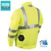 Casaca Ventilador 12V-18V 3 Niveles Reflectante Talla L Baretool (Sin Baterías / Sin Cargador) Makita DFJ214ZL