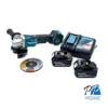 Amoladora Angular 4 1/2" 18V BL 1 Bat y Carg Makita DGA458RTE