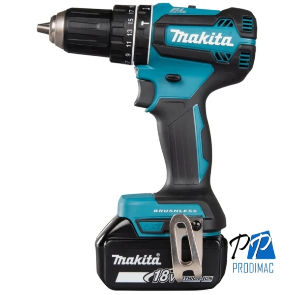 Taladro Percutor 1/2" 18V LXT BL Inc 2 Bat y Carg Makita DHP485F002