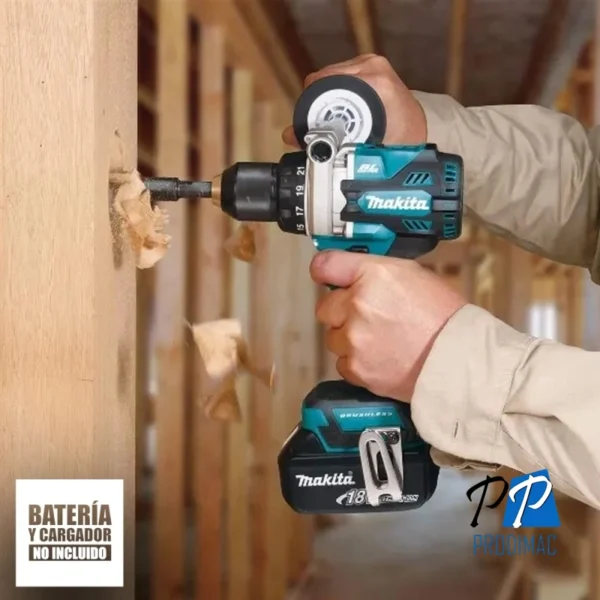 Taladro Percutor 1/2" 18V LXT BL 125Nm Baretool Makita DHP486Z