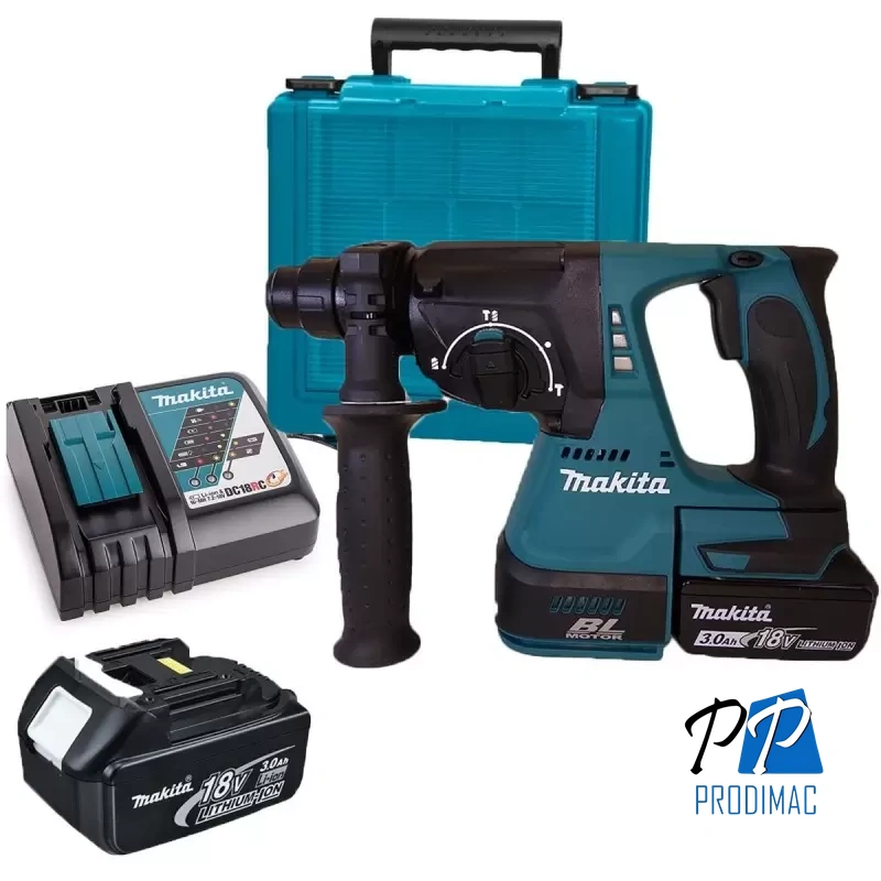 Rotomartillo Sds-Plus 18V LXT BL 2.0J 2 Bat 3.0 Ah Makita DHR242RFE