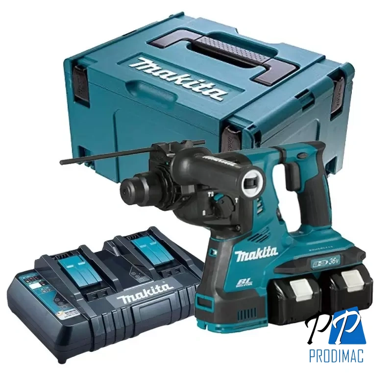 Rotomartillo Sds-Plus 36V LXT (18Vx2) BL 2.8J 2 Bat (18V) 5.0 Ah Makita DHR280PT2J