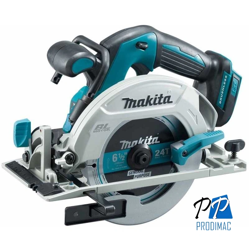 Sierra Circular 6 1/2'' 18V 5000 Rpm Cap corte 2 1/4" XPT BL ADT LXT Sin Baterias Makita DHS680Z