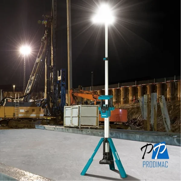 DML814-2.webp Reflector Tipo Torre LXT 18V 3000 Lm max IP55 3 niveles (Sin Baterias/Sin Cargador) Makita DML814