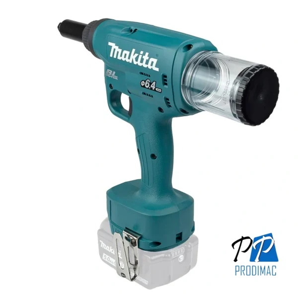 Remachadora 18V / 20,000N / 4.8 / 5/6 / 6.4 mm / BL / Sin baterias DRV250Z