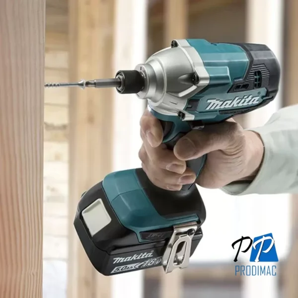 Atornillador de Impacto 1/4" Hex 18V LXT Inc 1 Bat y Carg Makita DTD156RT1J