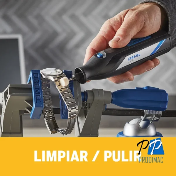 F013.735.0LA-000-4.webp Minitorno Multiproposito 4V 12000 Rpm + 6 Accesorios Dremel 7350 F013.735.0LA-000