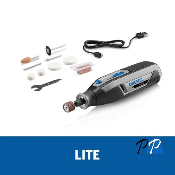 Minitorno Multipropósito Inalámbrico 4V Lite 7760 + 10 Accs Dremel F013.776.0AW-000