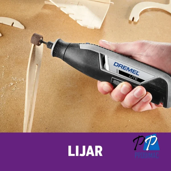 Minitorno Multipropósito Inalámbrico 4V Lite 7760 + 10 Accs Dremel F013.776.0AW-000