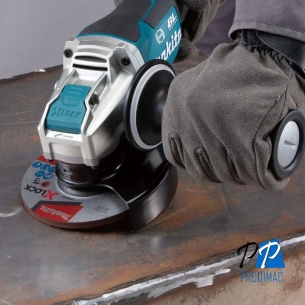 Amoladora Angular 4 1/2" 40V XGT BL Inc 1 Bat y Carg Makita GA015GM101