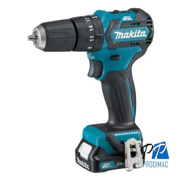 Taladro Percutor 3/8" 12V CXT BL 32Nm 2 Bat 2.0 Ah Makita HP332DWAE