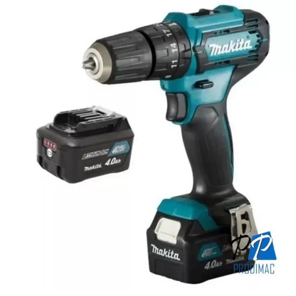 Taladro Percutor 3/8" 12V CXT 28Nm 2 Bat 4.0 Ah Makita HP333DSMJ