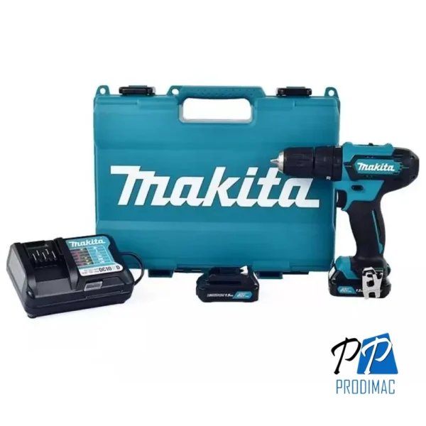 Taladro Percutor 3/8" 12V CXT 28Nm 2 Bat 1.5 Ah Makita HP333DWYE