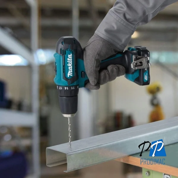 Taladro Percutor 3/8" 12V CXT 30 Nm 1 Bat 1.5 Ah Makita HP333DWYX3