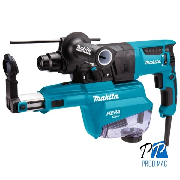 Rotomartillo SDS Plus 800W 2.2J con Recolector de Polvo Makita HR2652