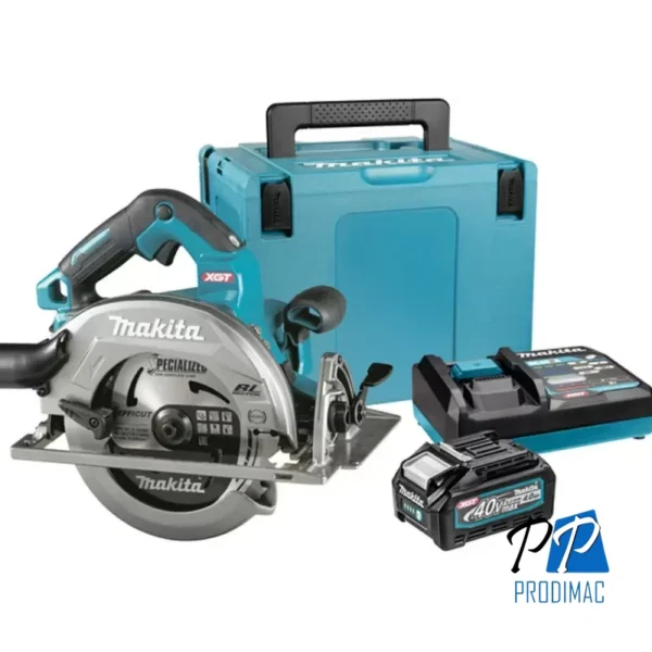 HS003GM201-1.webp Sierra Circular 7 1/4" XGT 40Vmax Cap. Corte 2 11/16'' BL - ADT - AFT - XPT 2 x 4.0Ah + C Makita HS003GM201