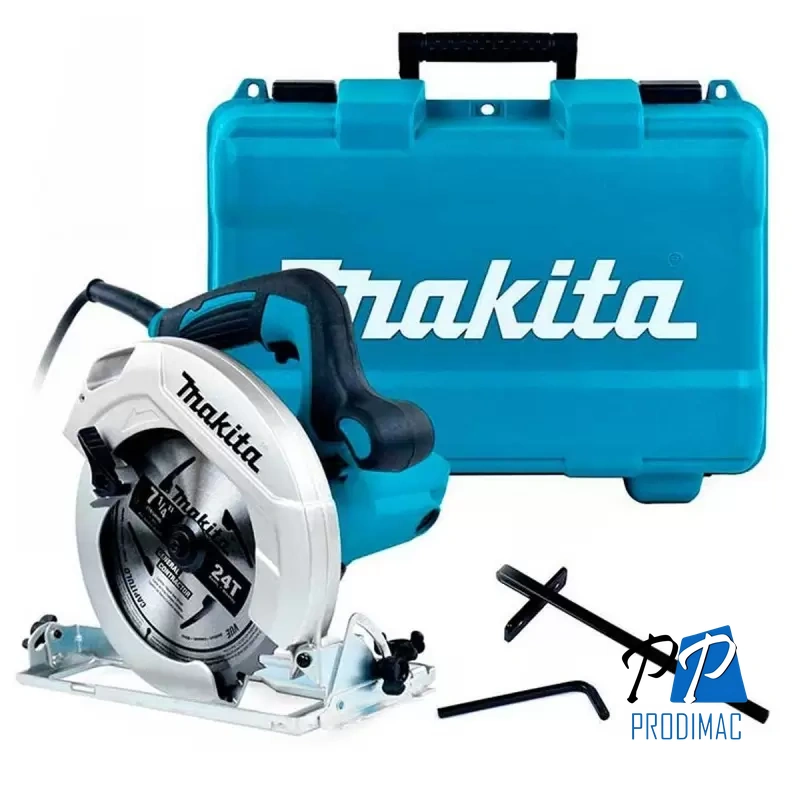 Sierra Circular 7 1/4" (184mm) 1600W Corte en 90° 65mm Makita HS7010K