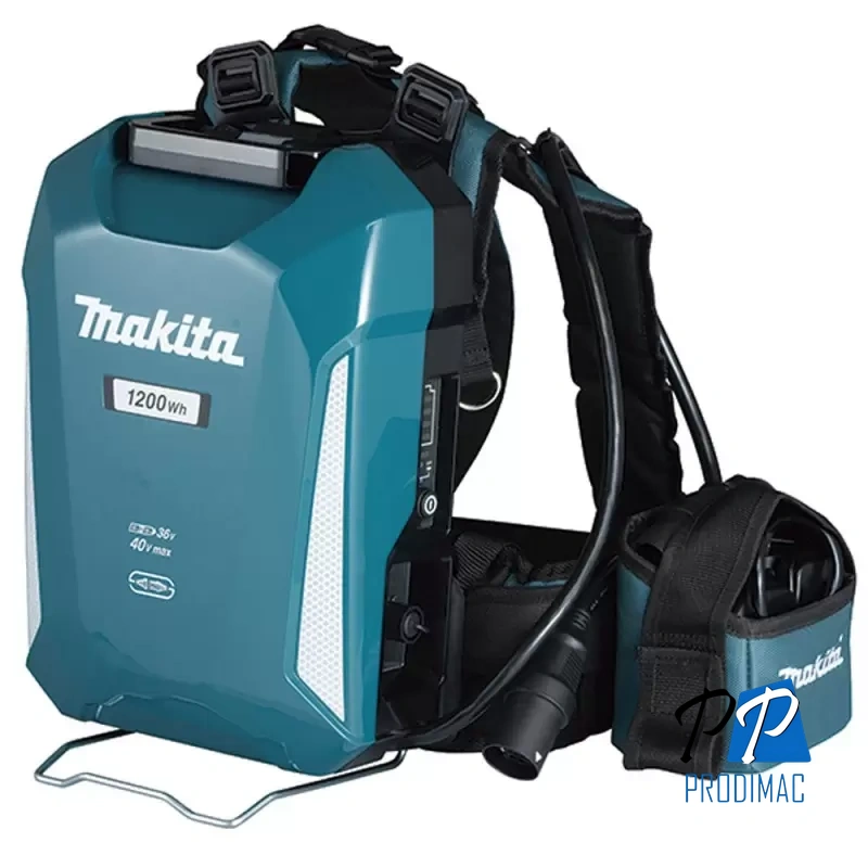 Batería de Mochila 1,200Wh LXT 18Vx2 - XGT / 33.5 Ah / Cargador PDC1200A02 Makita
