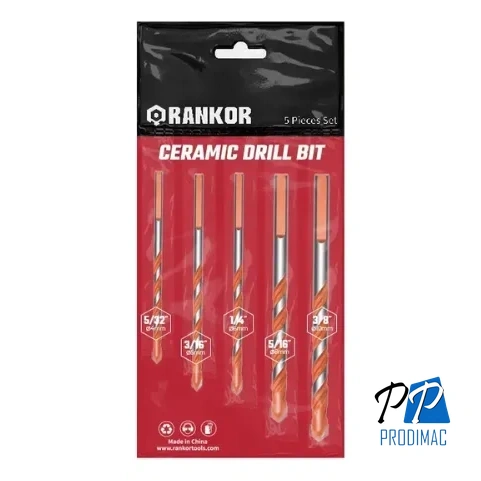 Set de brocas para cerámica x 5 Pzs Rankor 100000039
