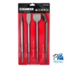 Set de Cinceles Rankor x4Pzs /Punta Plano Ancho Surco/ RCS910401