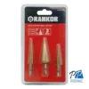Set de Brocas Escalonadas Rankor x3Pzs(3-12/4-12/4-20mm) RDB910301