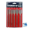Set de Brocas Paleta Para Madera x6Pzs RDB910601 Rankor Encastre 1/4 Hex.