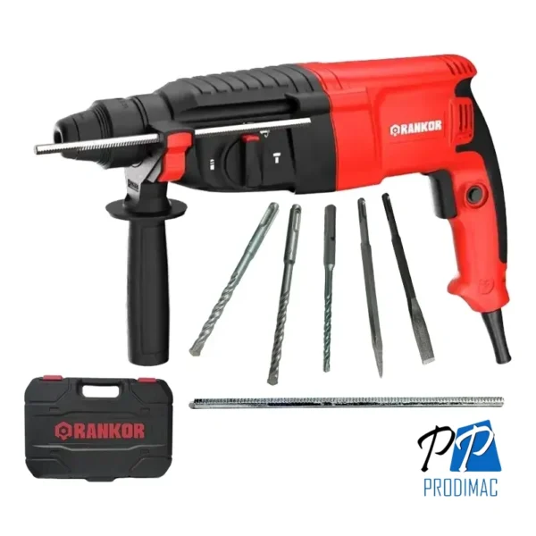 Rotomartillo Percutor con Sds-Plus Rankor de 800W RHD80001 Profesional
